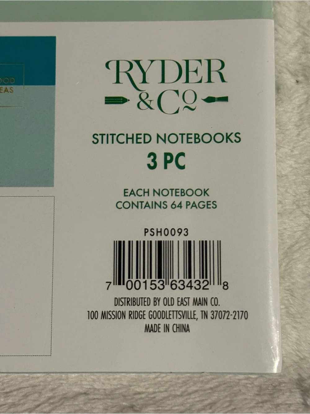 THREE (3 ) STITCHED NOTEBOOKS